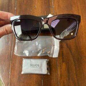 Sojos Brown Sunglasses